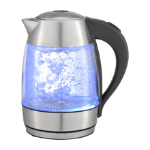 Ruben 1.7L Stainless Steel & Glass Electric Kettle